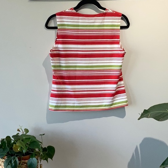 Striped Sleeveless Top - Picture 8 of 8